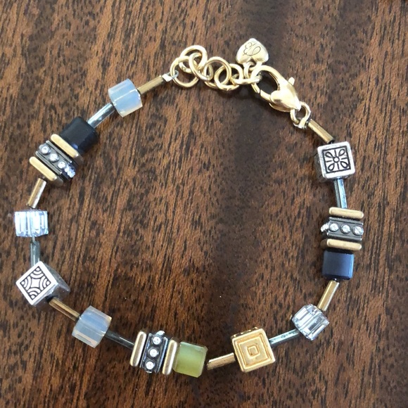 Vintage Rare Brighton SILENT CODE Necklace Bracelet Earring Geometrical - Picture 3 of 9